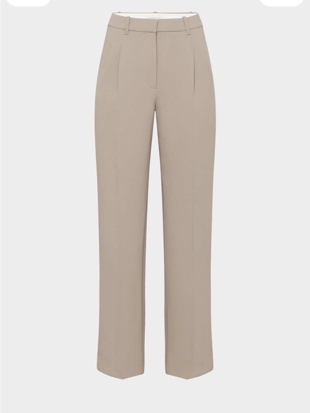 Aritzia The Limitless Pant™ - Crepette™ in Nomad Taupe, Size 8 Short